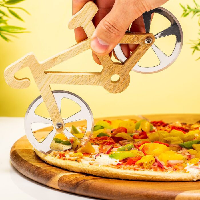 Houten Fiets Pizzasnijder