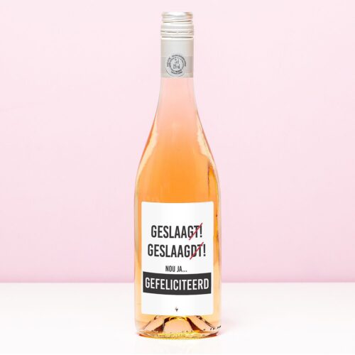 Wijnfles Geslaagdt - Rosé (Blush Rosé)