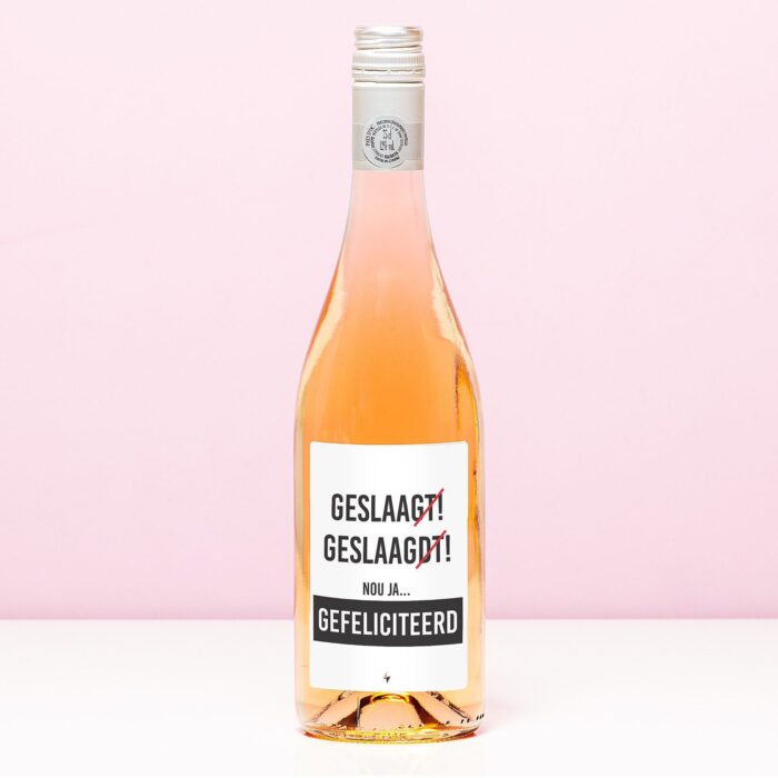 Wijnfles Geslaagdt - Rosé (Blush Rosé)