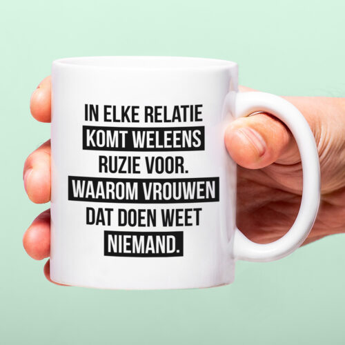 Mok In Elke Relatie Komt Ruzie Voor