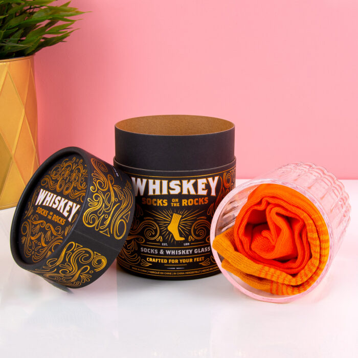 Socks On The Rocks Cadeauset - Whiskey