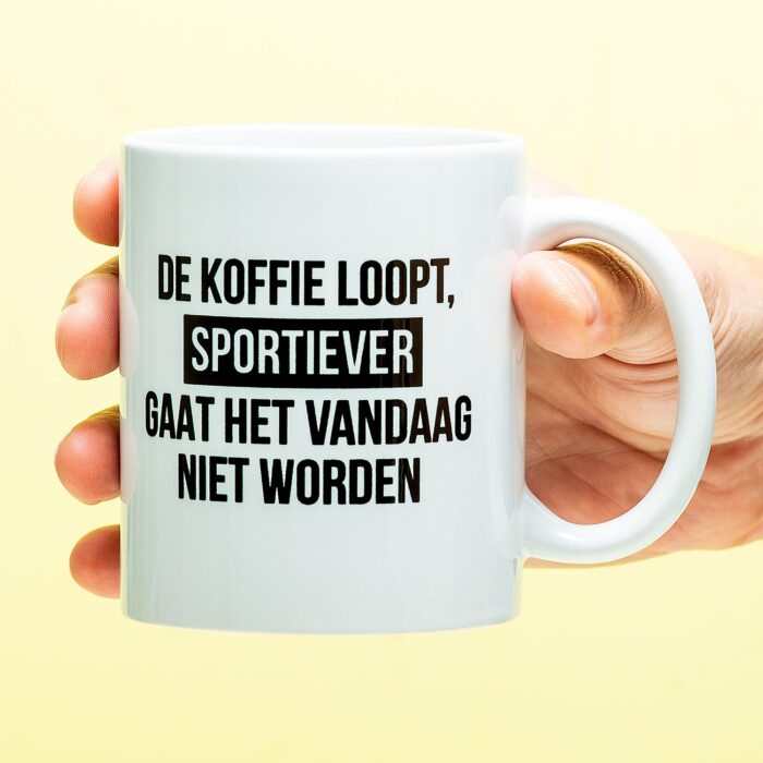 Mok De Koffie Loopt