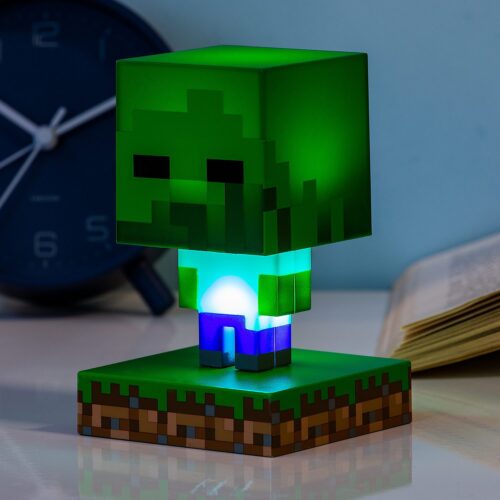 Minecraft Icon Lamp - Zombie