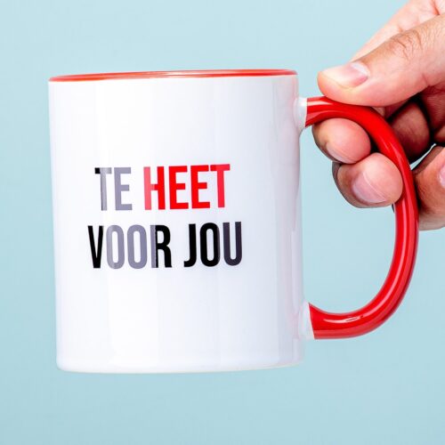 Te Heet Voor Jou Mok