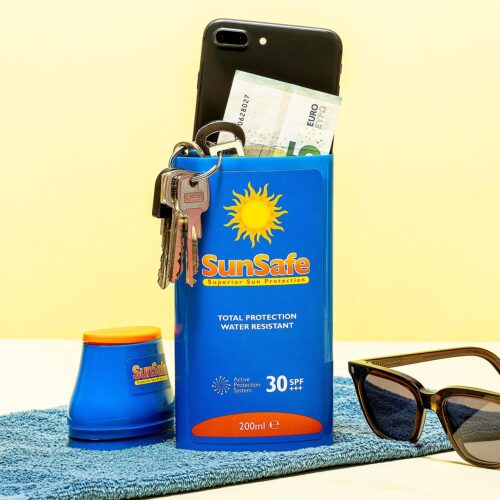 Zonnebrandcrèmefles Voor Spullen - Sunsafe Blauw